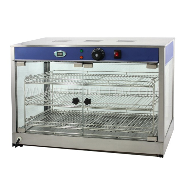 Food Warmer Showcase Hot Food Showcase Glass Food Warmer Display Showcase