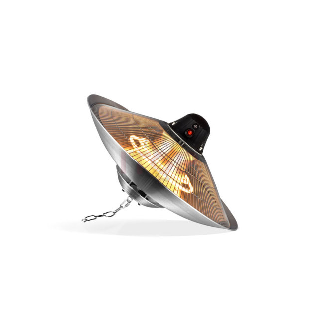 Patio Restaurant Coffee Bar Stainless Umbrella Type 1500w Remote Control Hanging Electric Heating Appliance Ceiling Heater