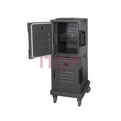 Single / Double Layers Commercial Food Pan Carrier Insulated Ultra Catering Thermo Box Non Electric Transport Carts