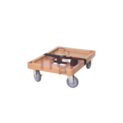 Bottom Cart With Casters For Non-electric Ultra Pan Carrier Food Storage Box Carrier Grey