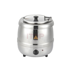 10L 13L Adjustable Temperature Stainless Pots Buffet Soup Warmer Buffet Restaurant Electric Pot Soup Kettle With Lid