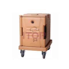 Bottom Cart With Casters For Non-electric Ultra Pan Carrier Food Storage Box Carrier Grey