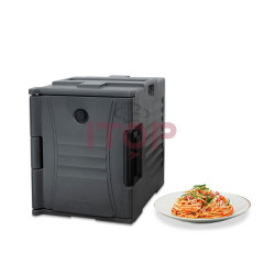 Single / Double Layers Commercial Food Pan Carrier Insulated Ultra Catering Thermo Box Non Electric Transport Carts