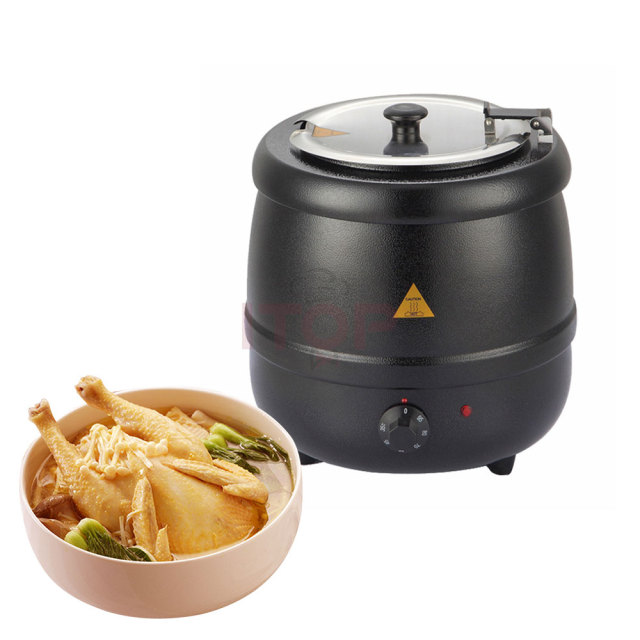 Commercial Restaurant Catering Soup Kettle Electric Food Warmer Warming Machine 10L 13L Stainless Steel Soup Bucket Kettle