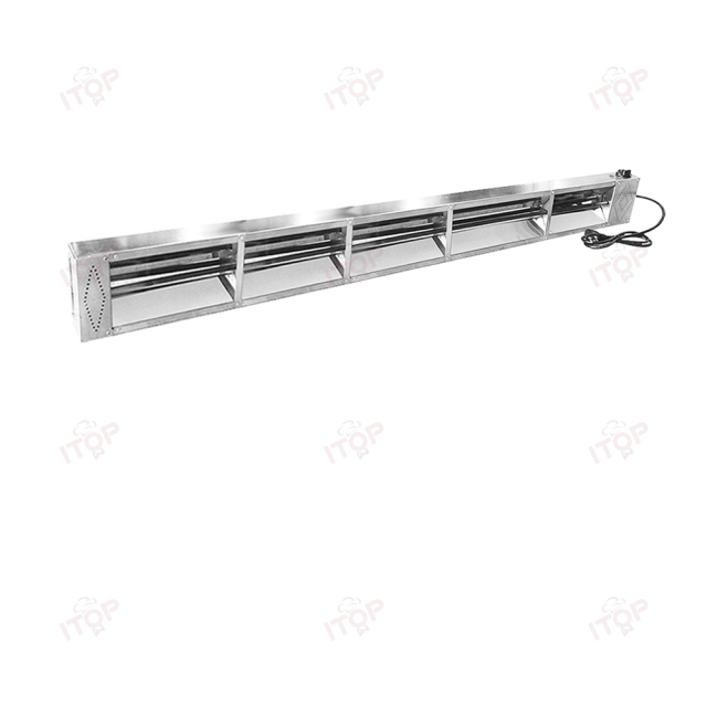 1260W Electric Stainless Steel Food Warmer Heater Buffet Warmer Lamp Hanging Food Heat Lamp For Catering Ware