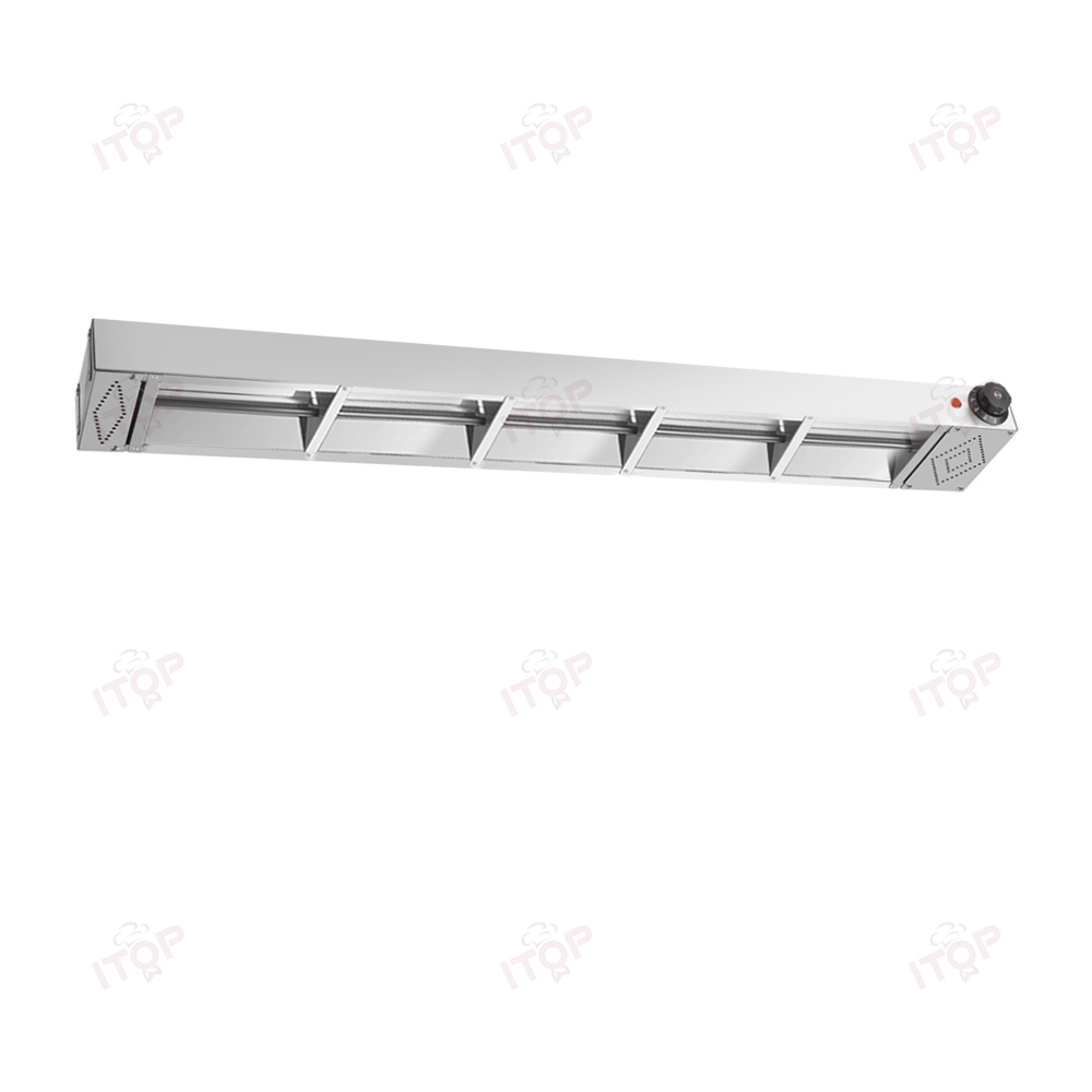 1260W Electric Stainless Steel Food Warmer Heater Buffet Warmer Lamp Hanging Food Heat Lamp For Catering Ware
