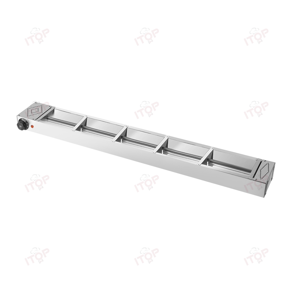 1260W Electric Stainless Steel Food Warmer Heater Buffet Warmer Lamp Hanging Food Heat Lamp For Catering Ware