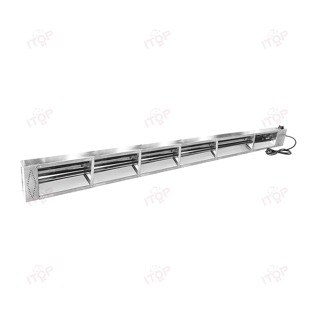1610W Kitchen Hanging Adjustable Heat Table Food Warmer Lamp Electric Stainless Steel Buffet Food Heating Lamp