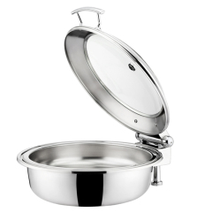 Round Hydraulic Perspective Food Warmer Display For Restaurant Buffet Multiple Collocation Methods