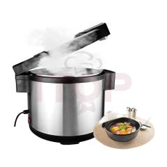 Hotel Using Commercial Electric Rice Warmer Big Capacity 15L 19L Non stick Drum Pot Rice Warming Machine
