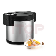 Hotel Using Commercial Electric Rice Warmer Big Capacity 15L 19L Non stick Drum Pot Rice Warming Machine