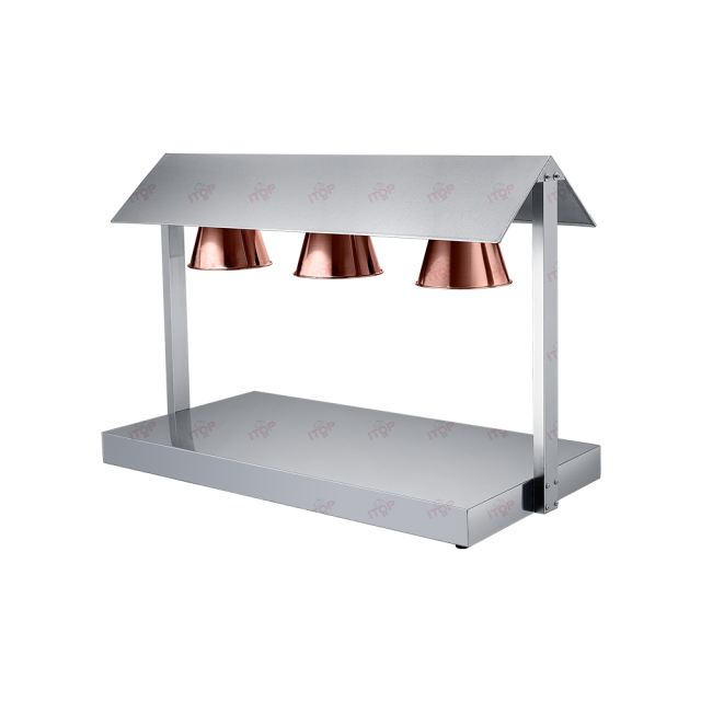 3 Heads Catering Buffet Temperature Control Electric Heat Food Lamp Warmer  Display Food Heating Light