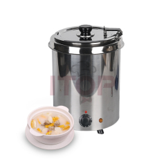 Stainless Steel 5.7L Electric Soup Kettle Economic Commercial Soup Boiler Electric Soup Warmer