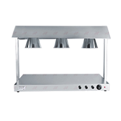 3 Heads Catering Buffet Temperature Control Electric Heat Food Lamp Warmer  Display Food Heating Light