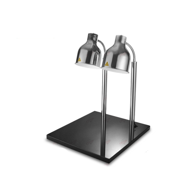 Professional Commercial Electric Double Heads Buffet Potato Chips Chicken Warmer Universal Direction Food Heat Lamp