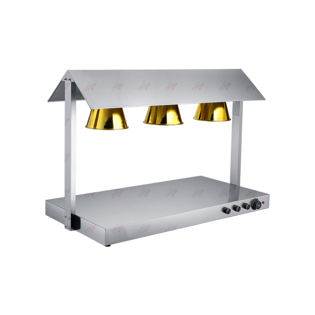 3 Heads Catering Buffet Temperature Control Electric Heat Food Lamp Warmer  Display Food Heating Light