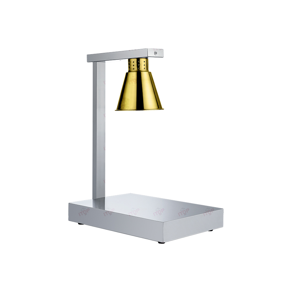 Single Bulb Stainless Steel Heating Lamps Food Warming Light Buffet Heat Lamp Electric Food Warmer Heater