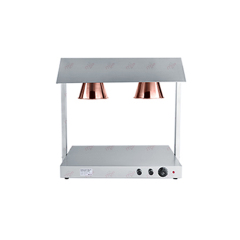 2 Heads Commercial Food Warming Lamp Station Restaurant Big Power Electric Food Heating Light