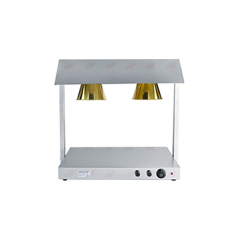 2 Heads Commercial Food Warming Lamp Station Restaurant Big Power Electric Food Heating Light
