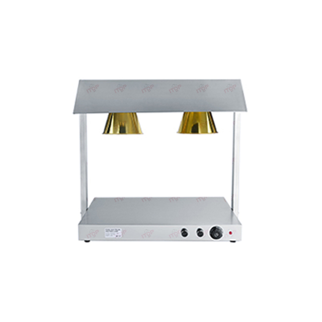 2 Heads Commercial Food Warming Lamp Station Restaurant Big Power Electric Food Heating Light