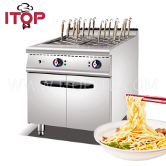 16 Baskets 12 Baskets Professional Electric Pasta Cooker With Cabinet High Productivity For Restaurants Hotels