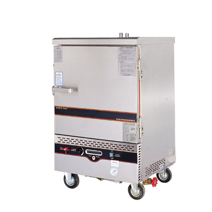 Gas Heating 6 Trays 8 Trays Commercial Seafood Steamed Cabinet Industrial Food Steamers Stainless Steel Rice Steamer