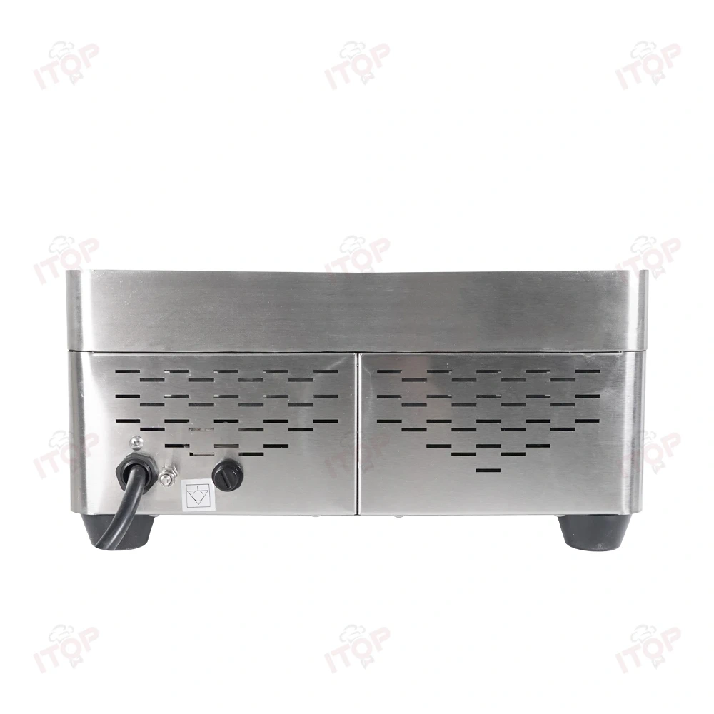 OEM Commercial Cooking Equipment 2000w Flat Top Bbq Griddle Stainless Steel Electric Teppanyaki Griddle Grill
