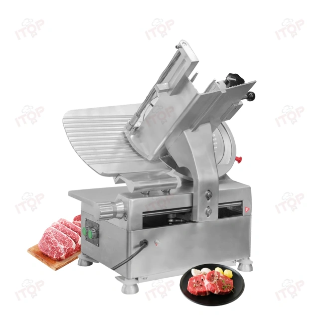 0.2-12mm Thickness Restaurant Hotel Commercial Meat Slicer Industrial Electric Slicing Machine Automatic Cutting Meat Into Slice