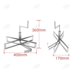 Stainless Steel Hand Crepe Maker 40cm Pancake Batter Spreader Crepe Stick Tools Oem Cordless Cnoudel Maker