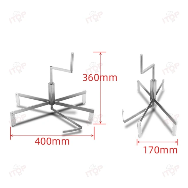Stainless Steel Hand Crepe Maker 40cm Pancake Batter Spreader Crepe Stick Tools Oem Cordless Cnoudel Maker