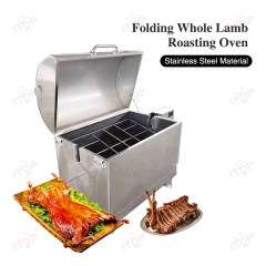 Foldable Whole Lamb Roasting Oven Commercial Chicken Grill Machine Rotisserie Folding Charcoal Bbq Grill Machine