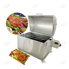 Foldable Whole Lamb Roasting Oven Commercial Chicken Grill Machine Rotisserie Folding Charcoal Bbq Grill Machine
