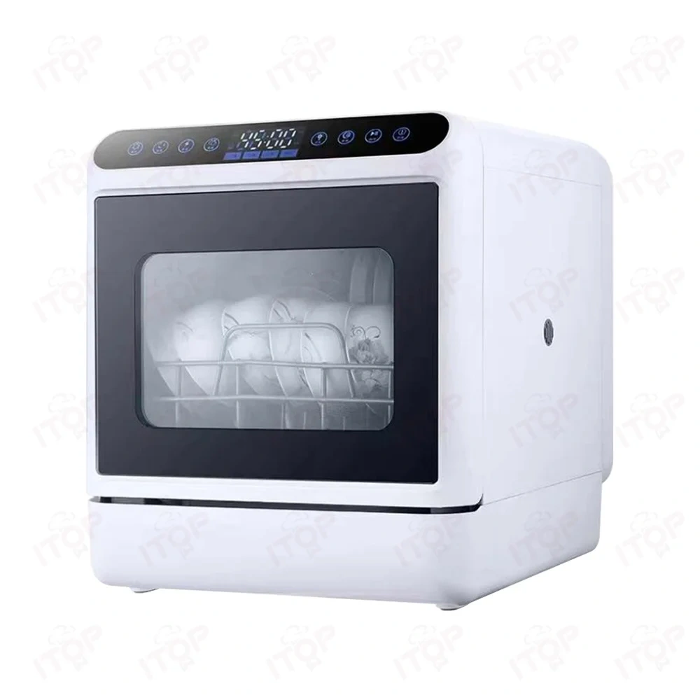 Uv Light Disinfection Spray Double Purification High Temperature Countertop Drying Disinfect Portable Home Dishwasher Machine