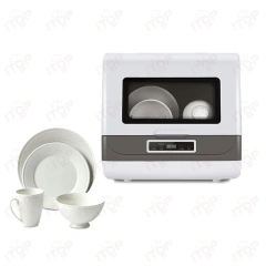 800w Countertop Electric Smart Mini Dish Washer Kitchen Dish Bowl Washing Machine For Home Use
