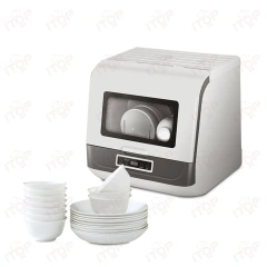 800w Countertop Electric Smart Mini Dish Washer Kitchen Dish Bowl Washing Machine For Home Use
