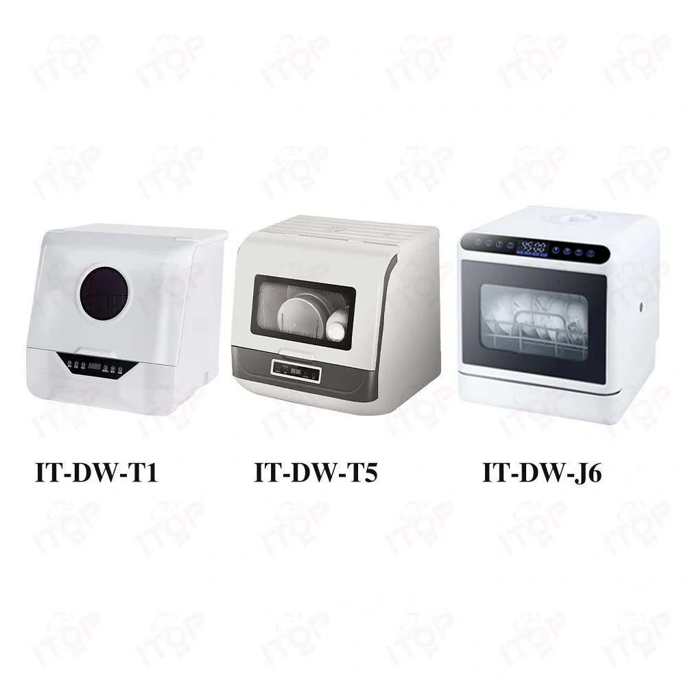 Uv Light Disinfection Spray Double Purification High Temperature Countertop Drying Disinfect Portable Home Dishwasher Machine