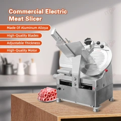 0.2-12mm Thickness Restaurant Hotel Commercial Meat Slicer Industrial Electric Slicing Machine Automatic Cutting Meat Into Slice