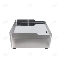 OEM Commercial Cooking Equipment 2000w Flat Top Bbq Griddle Stainless Steel Electric Teppanyaki Griddle Grill
