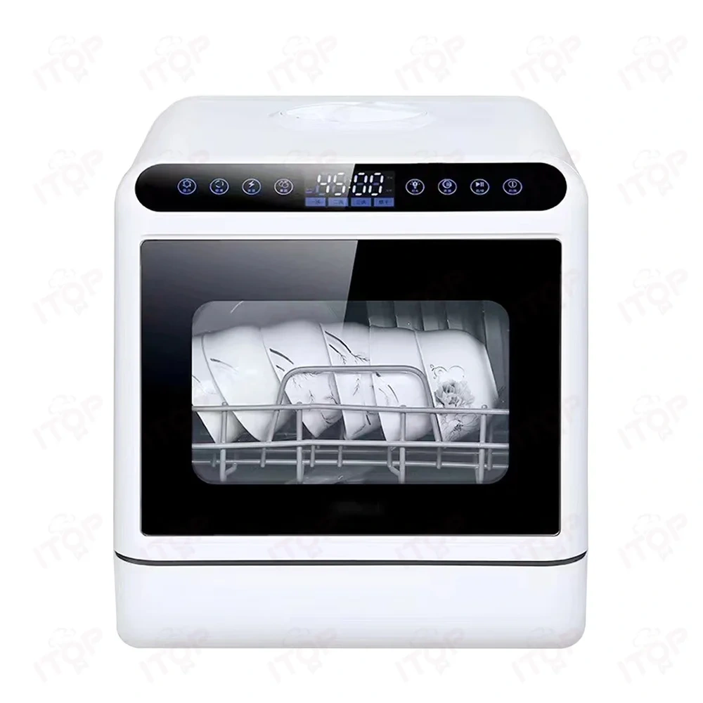 Uv Light Disinfection Spray Double Purification High Temperature Countertop Drying Disinfect Portable Home Dishwasher Machine