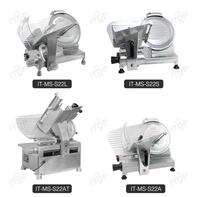 0.2-12mm Thickness Restaurant Hotel Commercial Meat Slicer Industrial Electric Slicing Machine Automatic Cutting Meat Into Slice