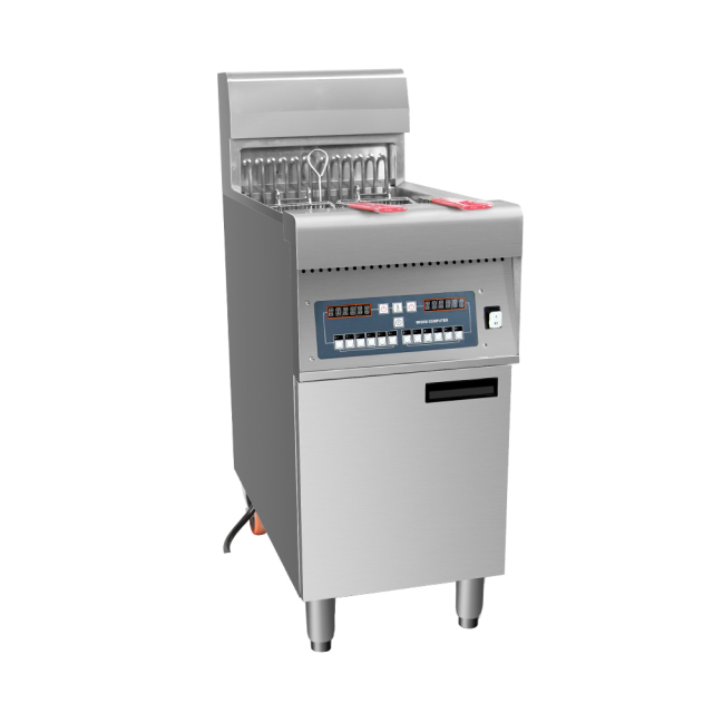 Commercial Single Cylinder Fast Food Restaurant Kitchen Fried Chicken Electric Chips Deep Fryer