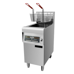 Commercial Single Cylinder Fast Food Restaurant Kitchen Fried Chicken Electric Chips Deep Fryer
