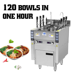 6 Baskets Commercial Pasta Cooker Electric Noodle Cooker Cooking Equipment For Restaurants