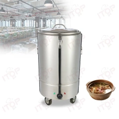 40L-130L Commercial Restaurant Stainless Steel Electric Large Water Soup Porriage Warmer Tea Urn With Temperature Controller