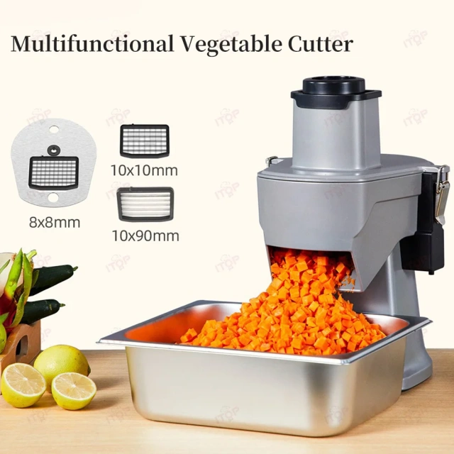 Commercial Multifunction Vegetable Dicing Machine Potato Carrot Onion Vegetable Cutter Cube Cutting Machine 5 Size Cube