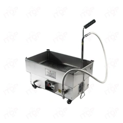 Restaurant Kitchen Mobile Cooking Oil Filter Cart Machine High Temperature Hot Cooked Oil Filtration Machine