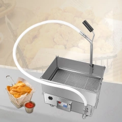 Restaurant Kitchen Mobile Cooking Oil Filter Cart Machine High Temperature Hot Cooked Oil Filtration Machine