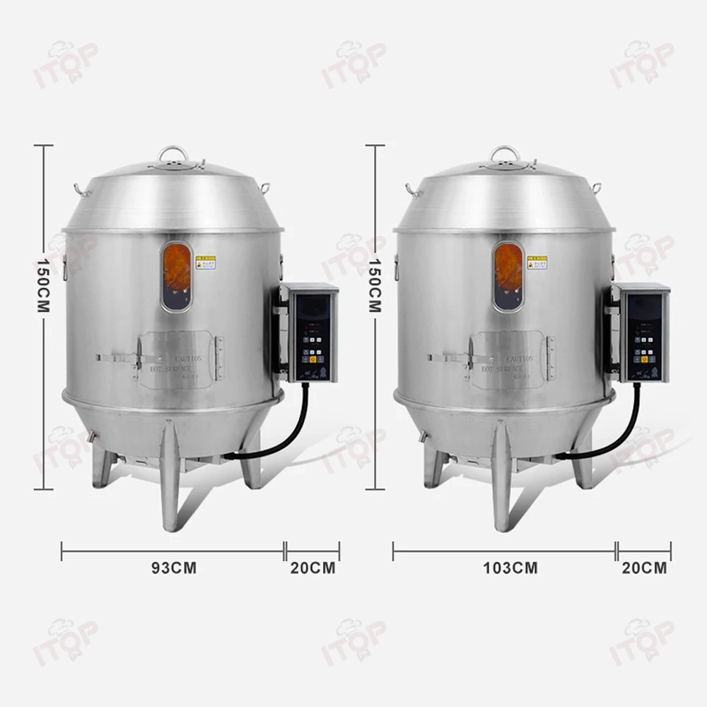 Electric Chinese Peking Duck Roast Oven 90cm 100cm Duck Roaster Goose Grill Bbq Oven Stainless Steel Grilled Chicken Furnace