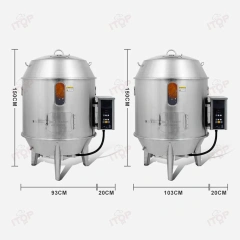 Electric Chinese Peking Duck Roast Oven 90cm 100cm Duck Roaster Goose Grill Bbq Oven Stainless Steel Grilled Chicken Furnace
