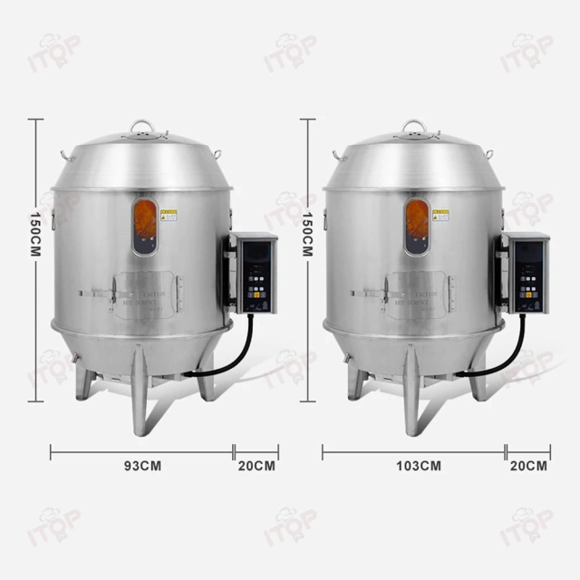 Electric Chinese Peking Duck Roast Oven 90cm 100cm Duck Roaster Goose Grill Bbq Oven Stainless Steel Grilled Chicken Furnace